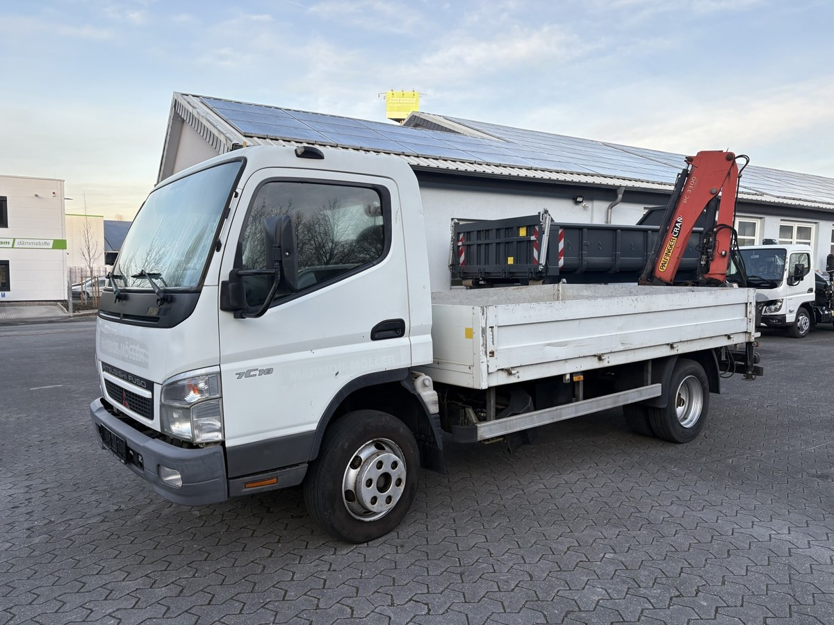 FUSO FUSO 7C18 Canter Pritsche 3.8m Kran 2x hydr. - Μικρό φορτηγό με καρότσα: φωτογραφία 2 FUSO FUSO 7C18 Canter Pritsche 3.8m Kran 2x hydr. - Μικρό φορτηγό με καρότσα: φωτογραφία 2