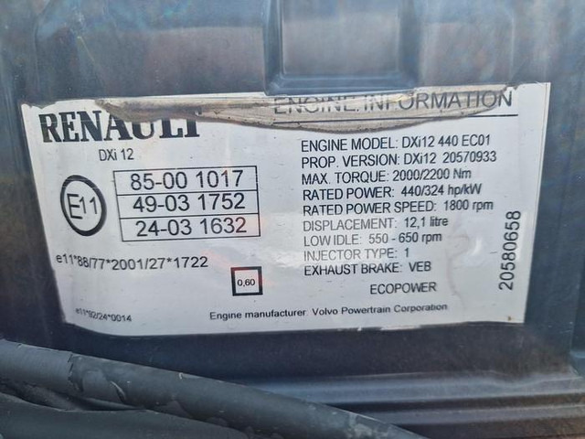 Ανταλλακτικό Renault DXI12 440 EC01: φωτογραφία 10