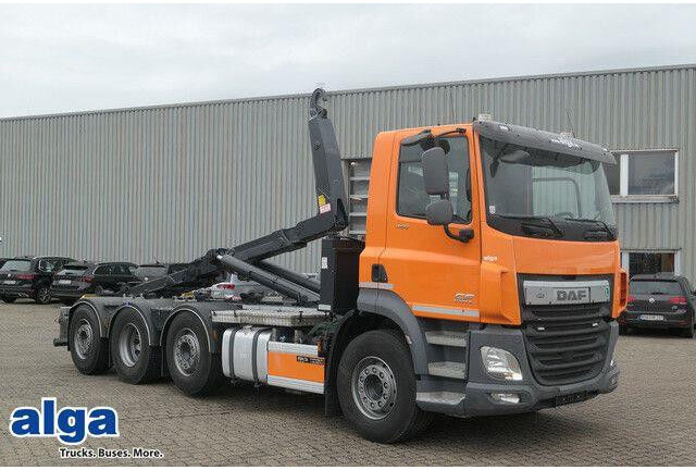 DAF CF 460 8x2, HLK 20 64.30, Lenk-Lift, Klima - Φορτηγό φόρτωσης γάντζου: φωτογραφία 1 DAF CF 460 8x2, HLK 20 64.30, Lenk-Lift, Klima - Φορτηγό φόρτωσης γάντζου: φωτογραφία 1