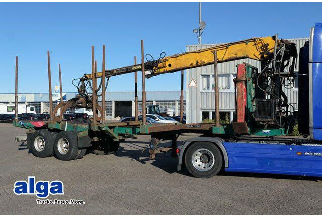 DIEBOLT Teleskop., Holzladekran, 2-Achser, BPW - Ημιρυμουλκούμενο μεταφοράς ξυλείας: φωτογραφία 1 DIEBOLT Teleskop., Holzladekran, 2-Achser, BPW - Ημιρυμουλκούμενο μεταφοράς ξυλείας: φωτογραφία 1