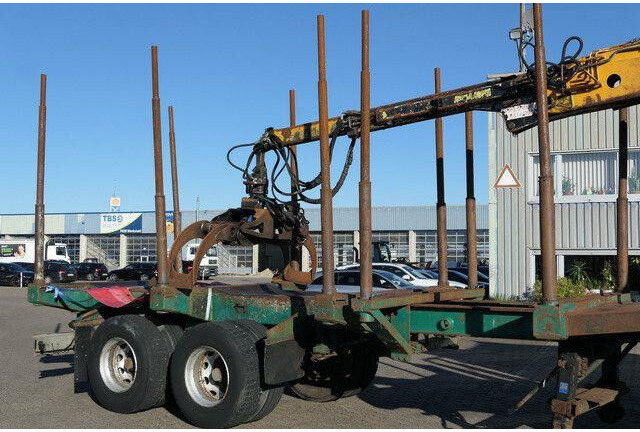 DIEBOLT Teleskop., Holzladekran, 2-Achser, BPW - Ημιρυμουλκούμενο μεταφοράς ξυλείας: φωτογραφία 4 DIEBOLT Teleskop., Holzladekran, 2-Achser, BPW - Ημιρυμουλκούμενο μεταφοράς ξυλείας: φωτογραφία 4