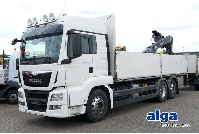 MAN 26.440 TGS LL 6x2, Kran Fassi F195AS.22, AHK, AC - Φορτηγό με ανοιχτή καρότσα: φωτογραφία 1 MAN 26.440 TGS LL 6x2, Kran Fassi F195AS.22, AHK, AC - Φορτηγό με ανοιχτή καρότσα: φωτογραφία 1