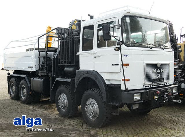 MAN 34.440 8x8, Allrad, Kran, 2x Seilwinde, 2x AHK - Φορτηγό ρυμούλκησης: φωτογραφία 1 MAN 34.440 8x8, Allrad, Kran, 2x Seilwinde, 2x AHK - Φορτηγό ρυμούλκησης: φωτογραφία 1