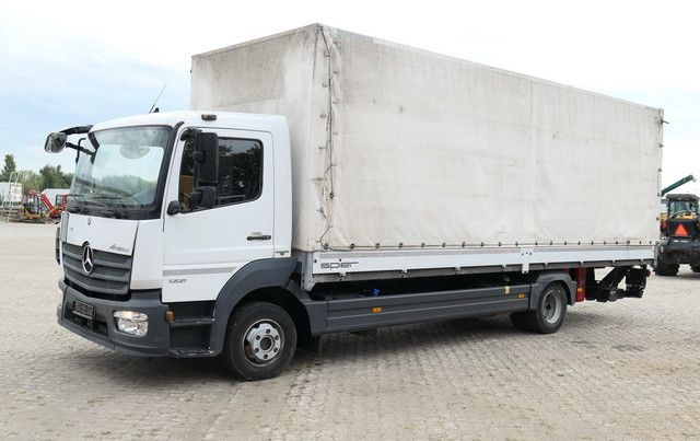 Mercedes-Benz 1221 Atego 4x2, 7.200mm lang, LBW 1,5to., Euro 6 - Φορτηγό μουσαμάς: φωτογραφία 3 Mercedes-Benz 1221 Atego 4x2, 7.200mm lang, LBW 1,5to., Euro 6 - Φορτηγό μουσαμάς: φωτογραφία 3