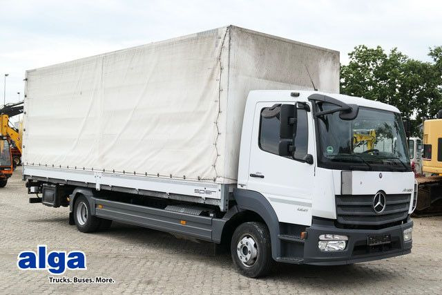 Mercedes-Benz 1221 Atego 4x2, 7.200mm lang, LBW 1,5to., Euro 6 - Φορτηγό μουσαμάς: φωτογραφία 1 Mercedes-Benz 1221 Atego 4x2, 7.200mm lang, LBW 1,5to., Euro 6 - Φορτηγό μουσαμάς: φωτογραφία 1