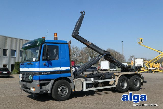 Mercedes-Benz 3343 Actros 6x4, Multilift LHS26056, Klima, AHK - Φορτηγό φόρτωσης γάντζου: φωτογραφία 1 Mercedes-Benz 3343 Actros 6x4, Multilift LHS26056, Klima, AHK - Φορτηγό φόρτωσης γάντζου: φωτογραφία 1