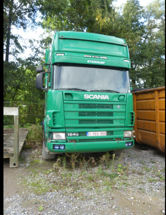Camion porte container Scania 164 G (2002-900.000 km) - Φορτηγό φόρτωσης γάντζου: φωτογραφία 1 Camion porte container Scania 164 G (2002-900.000 km) - Φορτηγό φόρτωσης γάντζου: φωτογραφία 1