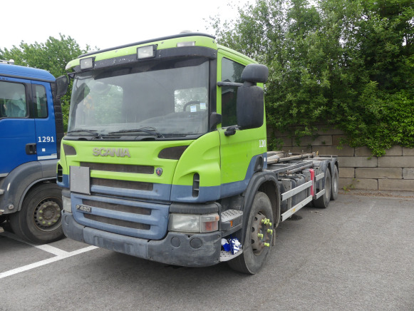 REF:1290 - Camion porte container Scania PRT (2005-529.990 km) - Φορτηγό μεταφοράς εμπορευματοκιβωτίων/ Κινητό αμάξωμα: φωτογραφία 1 REF:1290 - Camion porte container Scania PRT (2005-529.990 km) - Φορτηγό μεταφοράς εμπορευματοκιβωτίων/ Κινητό αμάξωμα: φωτογραφία 1