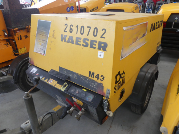 REF:2610 - Compresseur tractable Kaeser M43 - Αεροσυμπιεστής: φωτογραφία 2 REF:2610 - Compresseur tractable Kaeser M43 - Αεροσυμπιεστής: φωτογραφία 2