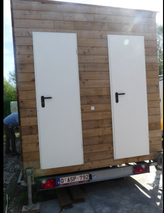 Remorque avec tiny house Syma STA02 - Σπίτι εμπορευματοκιβωτία, Τρέιλερ: φωτογραφία 1 Remorque avec tiny house Syma STA02 - Σπίτι εμπορευματοκιβωτία, Τρέιλερ: φωτογραφία 1