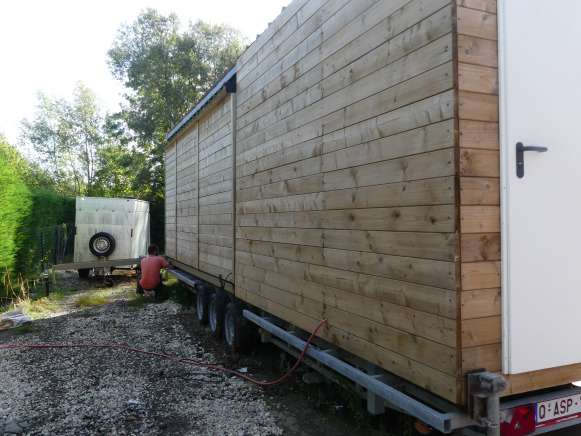 Remorque avec tiny house Syma STA02 - Σπίτι εμπορευματοκιβωτία, Τρέιλερ: φωτογραφία 4 Remorque avec tiny house Syma STA02 - Σπίτι εμπορευματοκιβωτία, Τρέιλερ: φωτογραφία 4
