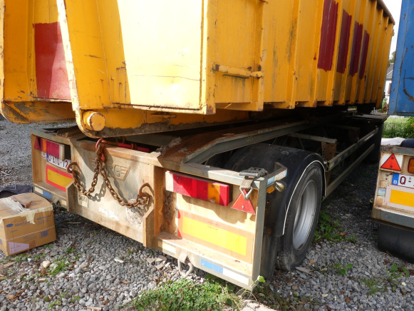 Remorque porte container Burg Wächter - Ρυμούλκα γάντζος/ Αλυσιδάκι: φωτογραφία 3 Remorque porte container Burg Wächter - Ρυμούλκα γάντζος/ Αλυσιδάκι: φωτογραφία 3