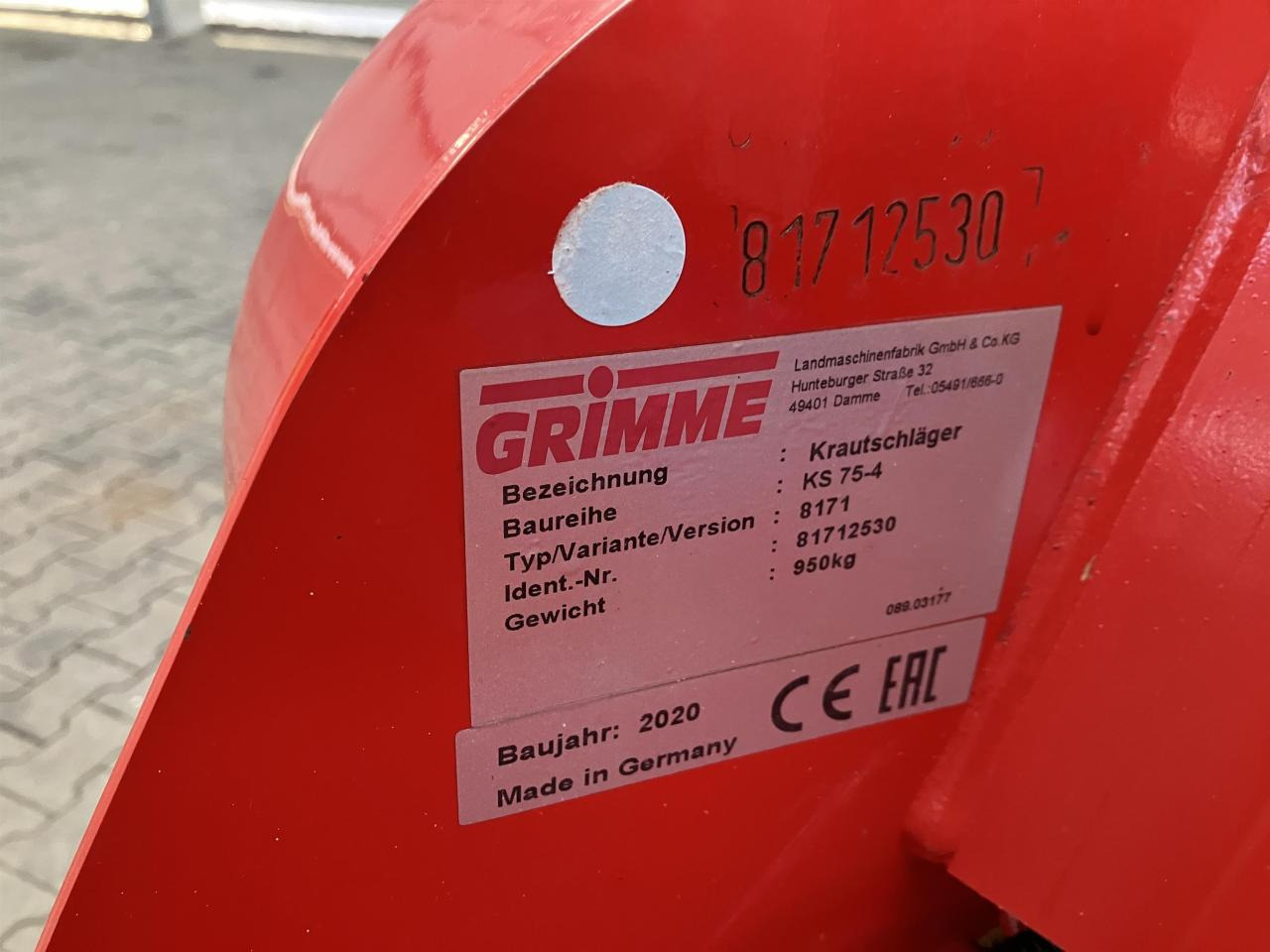 Grimme KS 75-4 - Πατατοεξαγωγέας: φωτογραφία 5 Grimme KS 75-4 - Πατατοεξαγωγέας: φωτογραφία 5