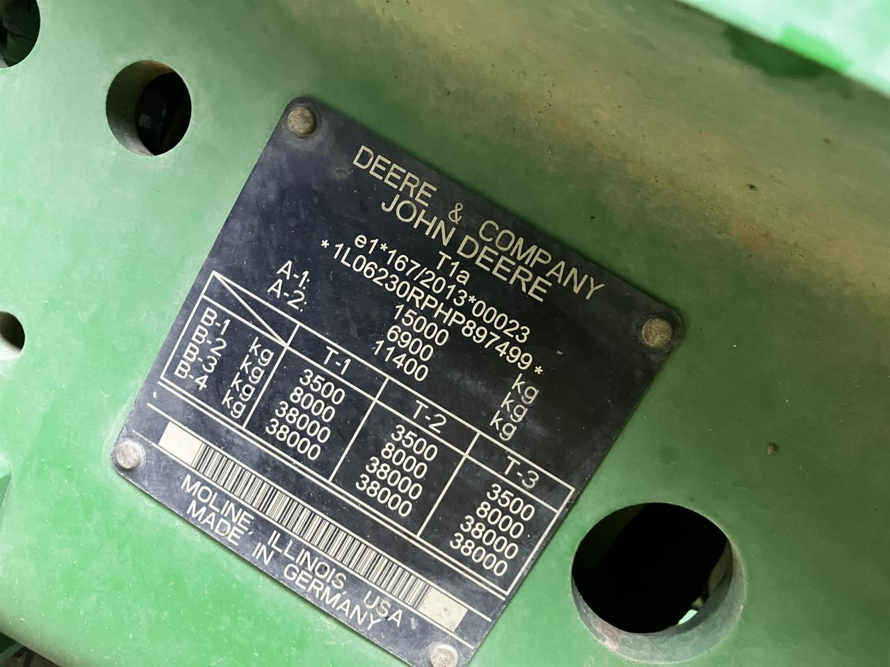 Τρακτέρ John Deere 6230R: φωτογραφία 12 Τρακτέρ John Deere 6230R: φωτογραφία 12