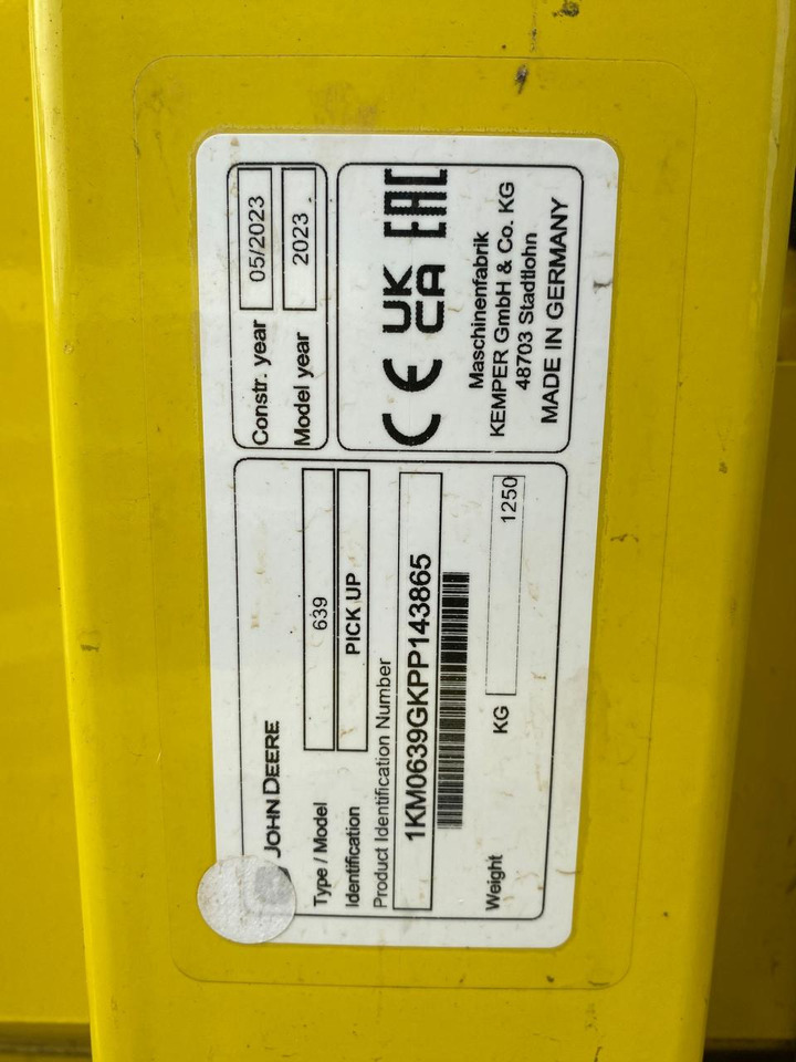 John Deere 639 - Εξαρτηματα - Ενσιρωτική μηχανή: φωτογραφία 2 John Deere 639 - Εξαρτηματα - Ενσιρωτική μηχανή: φωτογραφία 2