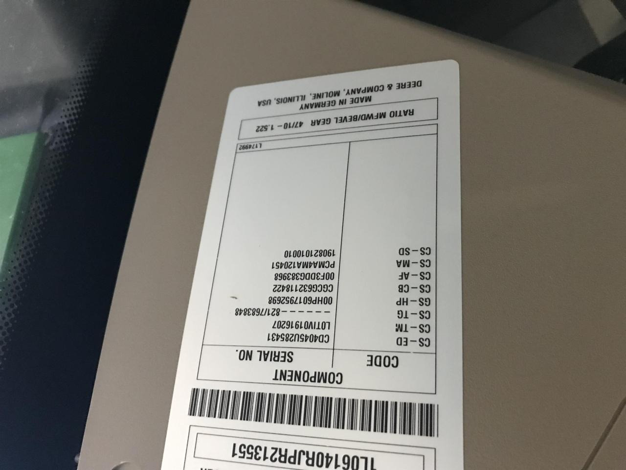 Τρακτέρ John Deere 6R 140: φωτογραφία 9