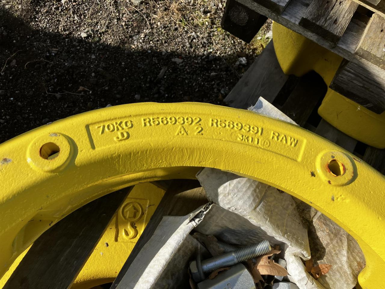 John Deere 70 Kg + 900 kg - Ανταλλακτικό για Γεωργικά μηχανήματα: φωτογραφία 5 John Deere 70 Kg + 900 kg - Ανταλλακτικό για Γεωργικά μηχανήματα: φωτογραφία 5