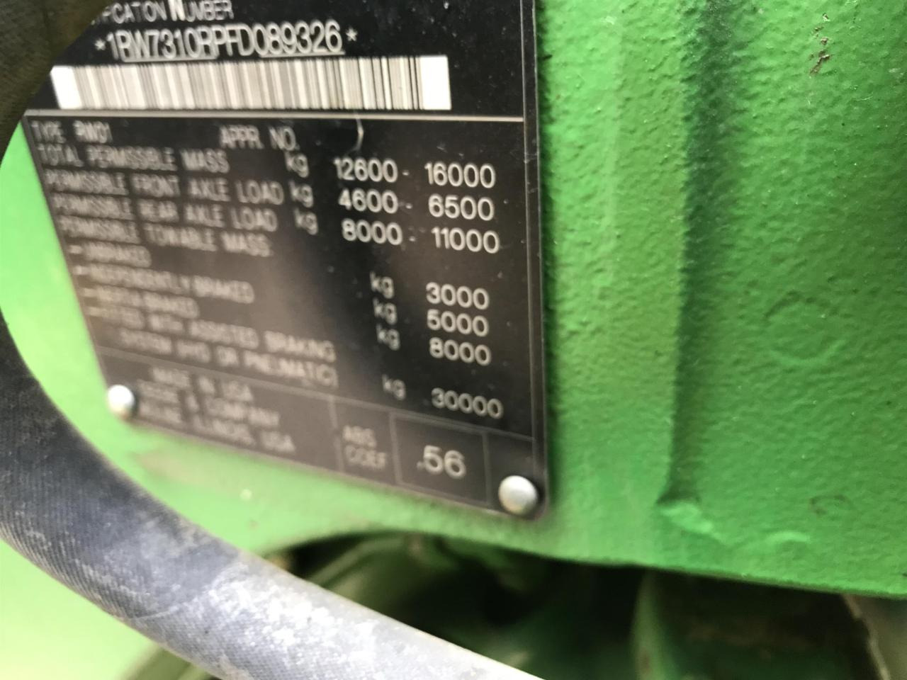 Τρακτέρ John Deere 7310R: φωτογραφία 12 Τρακτέρ John Deere 7310R: φωτογραφία 12