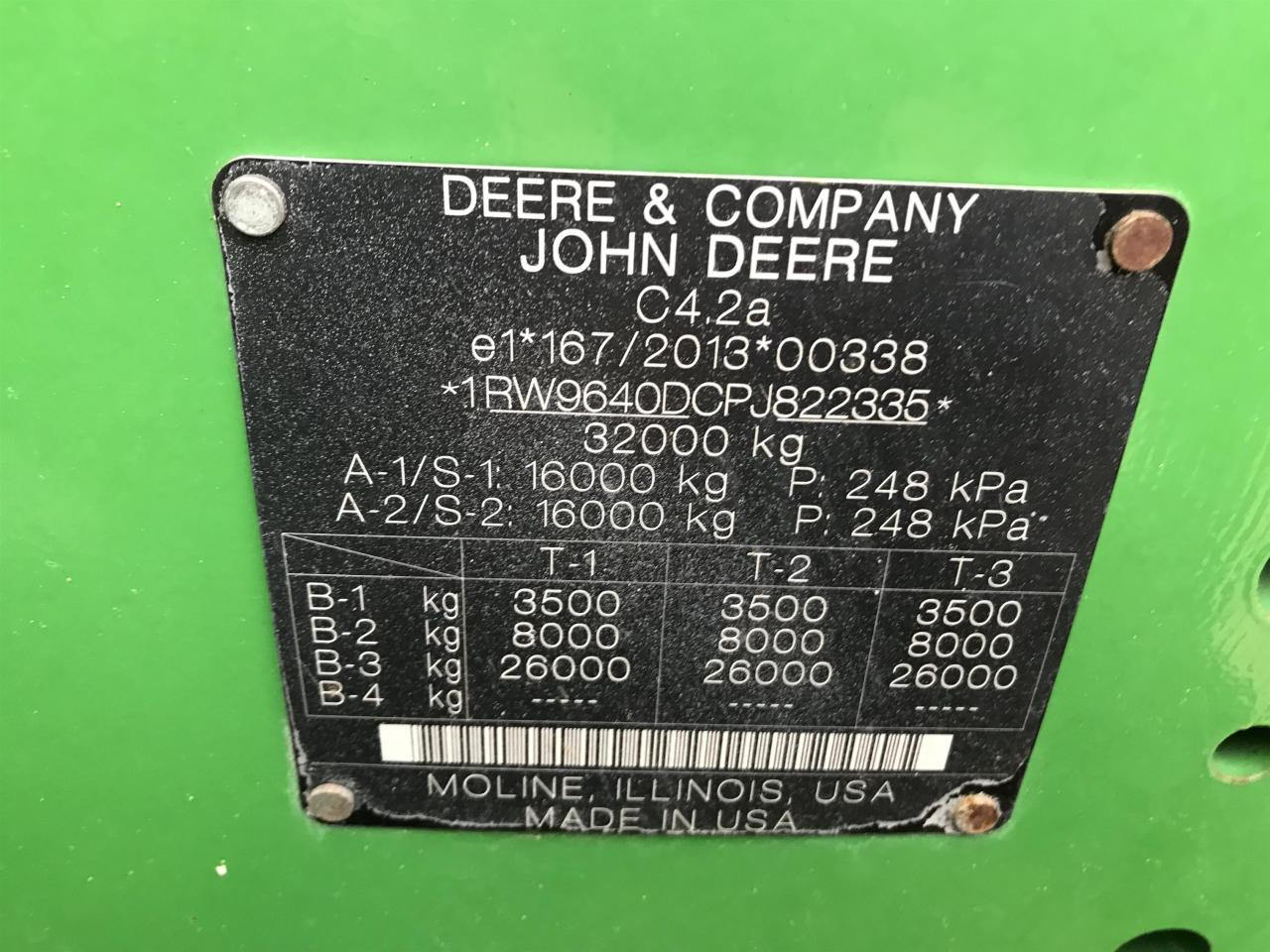 Τρακτέρ John Deere 9RX 640: φωτογραφία 16 Τρακτέρ John Deere 9RX 640: φωτογραφία 16