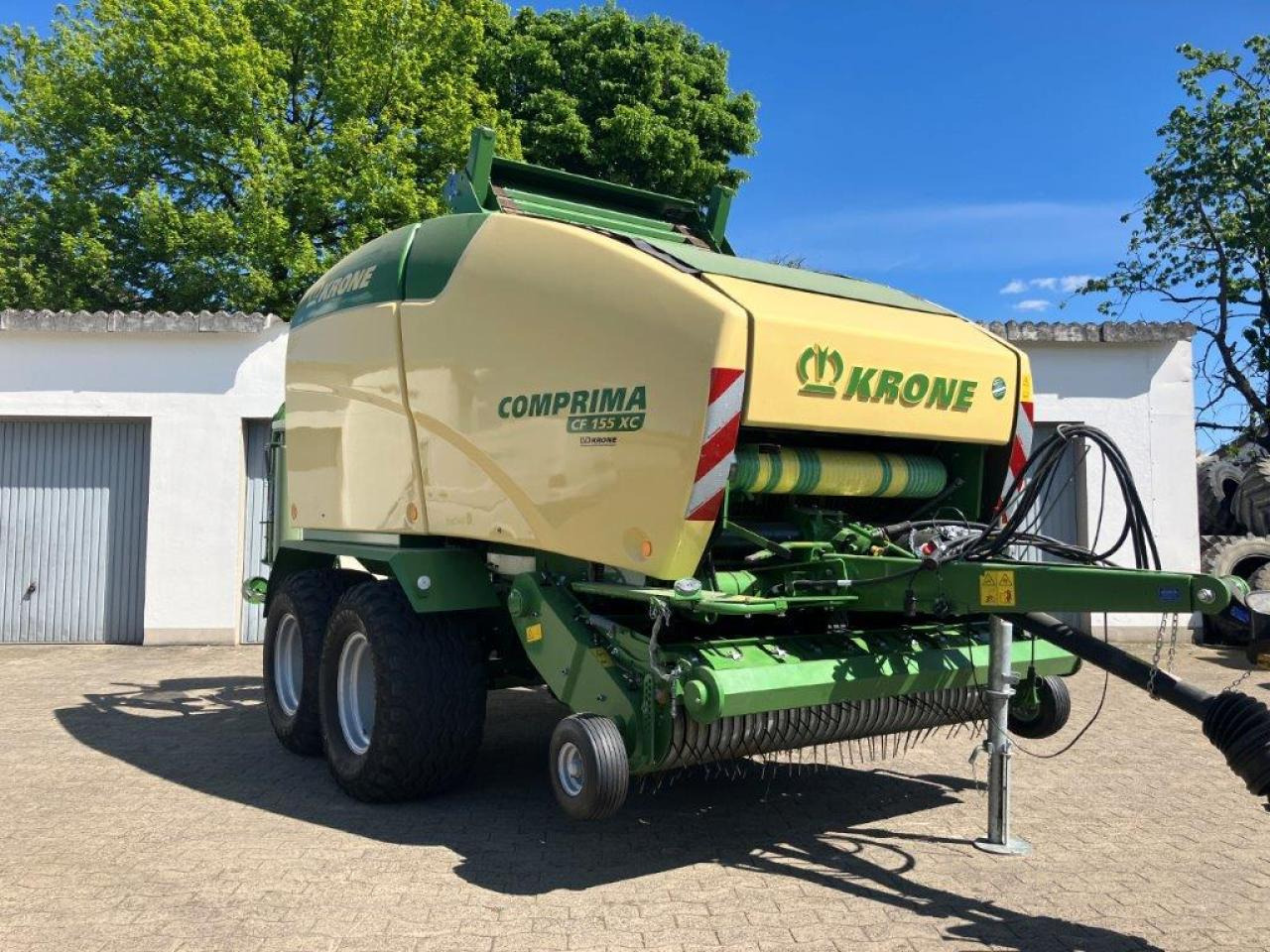 Krone CF 155 XC - Χορτοδετική μηχανή στρόγγυλης μπάλας: φωτογραφία 1 Krone CF 155 XC - Χορτοδετική μηχανή στρόγγυλης μπάλας: φωτογραφία 1