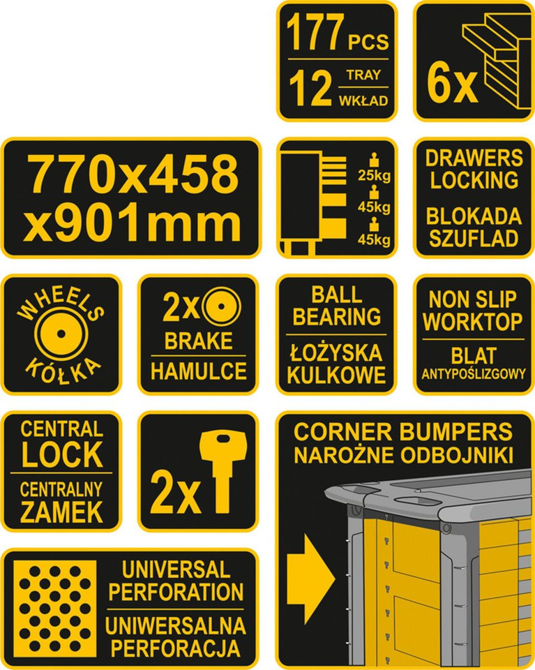 Werkzeugwagen - Εξοπλισμός γκαράζ: φωτογραφία 5 Werkzeugwagen - Εξοπλισμός γκαράζ: φωτογραφία 5