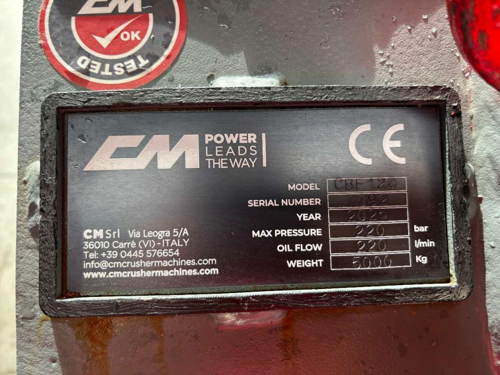 CM Crusher CBF 120 Crusher Bucket - USED - Κουβάς για Κατασκευή μηχανήματα: φωτογραφία 3 CM Crusher CBF 120 Crusher Bucket - USED - Κουβάς για Κατασκευή μηχανήματα: φωτογραφία 3