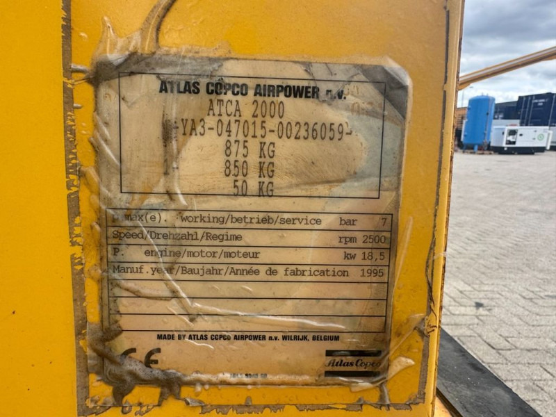 Atlas-Copco ATCA 2000 Deutz F2L 1011 Mobiele Diesel Schroefcompressor 18.5 kW 7 Bar - Αεροσυμπιεστής: φωτογραφία 3 Atlas-Copco ATCA 2000 Deutz F2L 1011 Mobiele Diesel Schroefcompressor 18.5 kW 7 Bar - Αεροσυμπιεστής: φωτογραφία 3