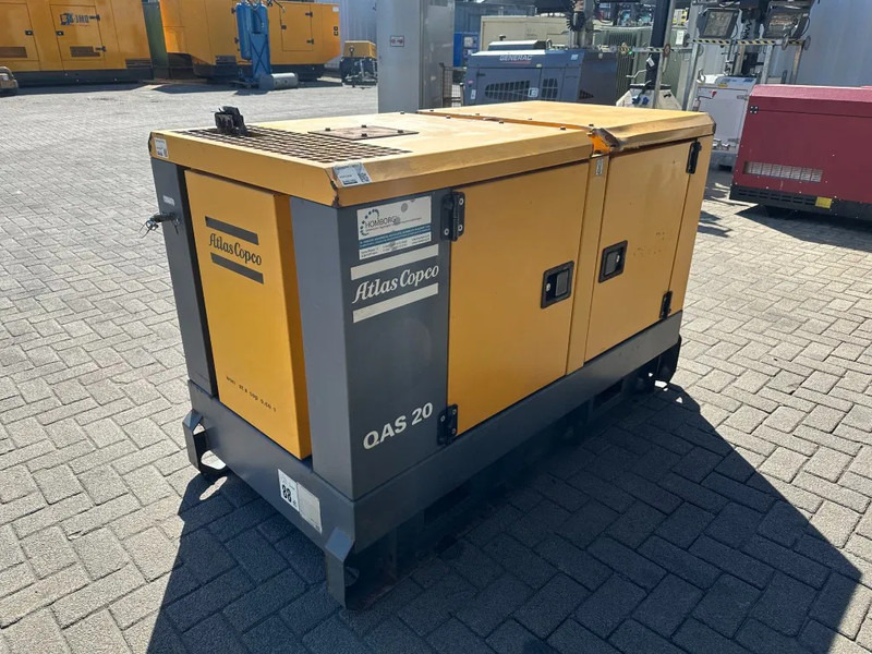 Βιομηχανική γεννήτρια Atlas-Copco QAS 20 Kubota Leroy Somer 20 kVA Silent Rental generatorrset Stage 3A: φωτογραφία 8