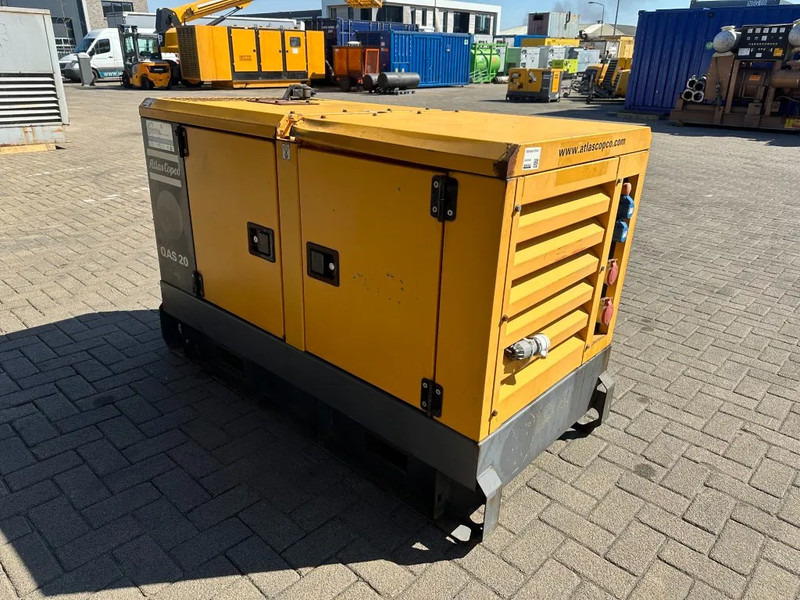 Βιομηχανική γεννήτρια Atlas-Copco QAS 20 Kubota Leroy Somer 20 kVA Silent Rental generatorrset Stage 3A: φωτογραφία 14