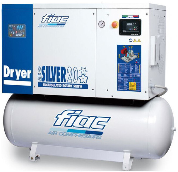 Fiac Lijst High Quality Silent Schroefcompressoren met luchtdroger en ketel - Αεροσυμπιεστής: φωτογραφία 1 Fiac Lijst High Quality Silent Schroefcompressoren met luchtdroger en ketel - Αεροσυμπιεστής: φωτογραφία 1