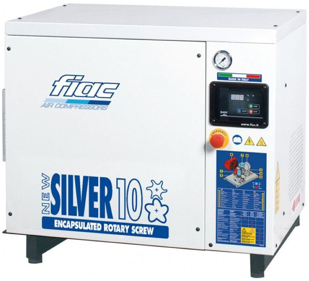 Fiac New Silver 10 Silent 7.5 kW 860 L / min 10 bar Elektrische Schroefcompressor - Αεροσυμπιεστής: φωτογραφία 1 Fiac New Silver 10 Silent 7.5 kW 860 L / min 10 bar Elektrische Schroefcompressor - Αεροσυμπιεστής: φωτογραφία 1
