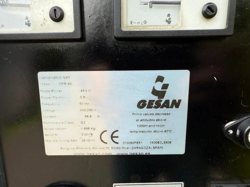 GESAN DPR 60 Perkins Leroy Somer 60 kVA Silent Rental generatorset - Βιομηχανική γεννήτρια: φωτογραφία 5 GESAN DPR 60 Perkins Leroy Somer 60 kVA Silent Rental generatorset - Βιομηχανική γεννήτρια: φωτογραφία 5