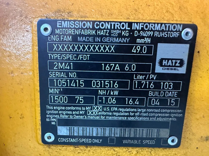 Hatz 2M41 15 kVA generatorset - Βιομηχανική γεννήτρια: φωτογραφία 3 Hatz 2M41 15 kVA generatorset - Βιομηχανική γεννήτρια: φωτογραφία 3