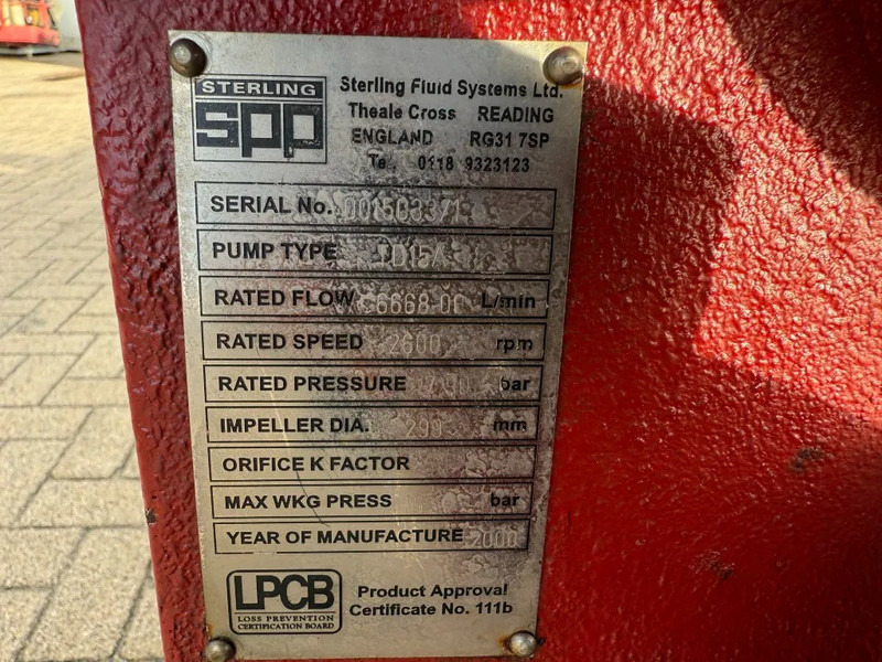 Iveco 8061 SPP 400 m3 / h 16 bar Diesel Waterpompset Waterpump - Αντλία νερού: φωτογραφία 3 Iveco 8061 SPP 400 m3 / h 16 bar Diesel Waterpompset Waterpump - Αντλία νερού: φωτογραφία 3