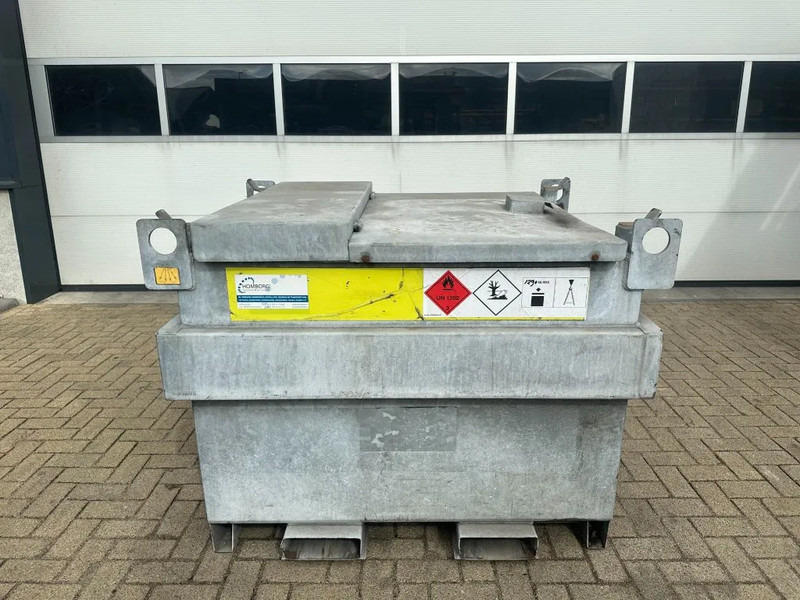 Kiwa IBC Steenbergen 750 liter Dieseltank met Handpomp Milieutank Gegalvaniseerd - Δεξαμενή αποθήκευσης: φωτογραφία 1 Kiwa IBC Steenbergen 750 liter Dieseltank met Handpomp Milieutank Gegalvaniseerd - Δεξαμενή αποθήκευσης: φωτογραφία 1