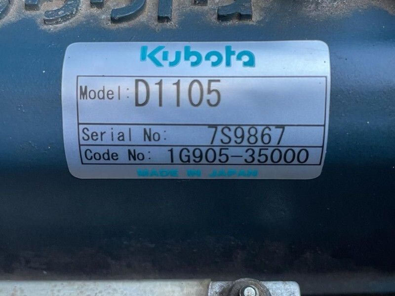 Kubota GenSet MPM 15/400 SS-KA 15 kVA 400 Amp Silent Las generatorset - Βιομηχανική γεννήτρια: φωτογραφία 4 Kubota GenSet MPM 15/400 SS-KA 15 kVA 400 Amp Silent Las generatorset - Βιομηχανική γεννήτρια: φωτογραφία 4