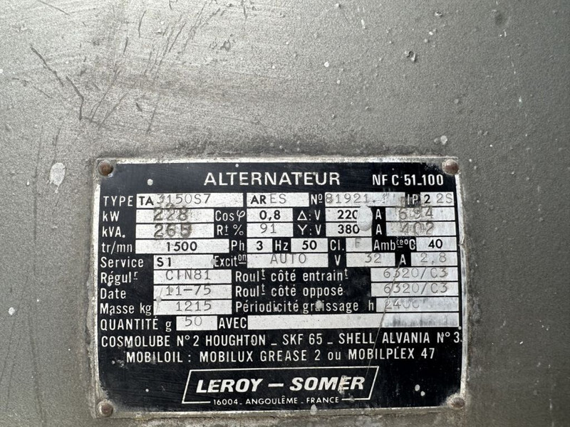 Βιομηχανική γεννήτρια MWM TD 232 V12 Leroy Somer 265 kVA generatorset: φωτογραφία 12 Βιομηχανική γεννήτρια MWM TD 232 V12 Leroy Somer 265 kVA generatorset: φωτογραφία 12