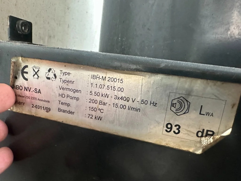 Perkins DIBO IBH-M 20015 Hogedruk unit 200 Bar 1500 L / min Mobiele Aanhanger 12.5 kVA aggregaat - Πλυστικό μηχάνημα: φωτογραφία 5 Perkins DIBO IBH-M 20015 Hogedruk unit 200 Bar 1500 L / min Mobiele Aanhanger 12.5 kVA aggregaat - Πλυστικό μηχάνημα: φωτογραφία 5