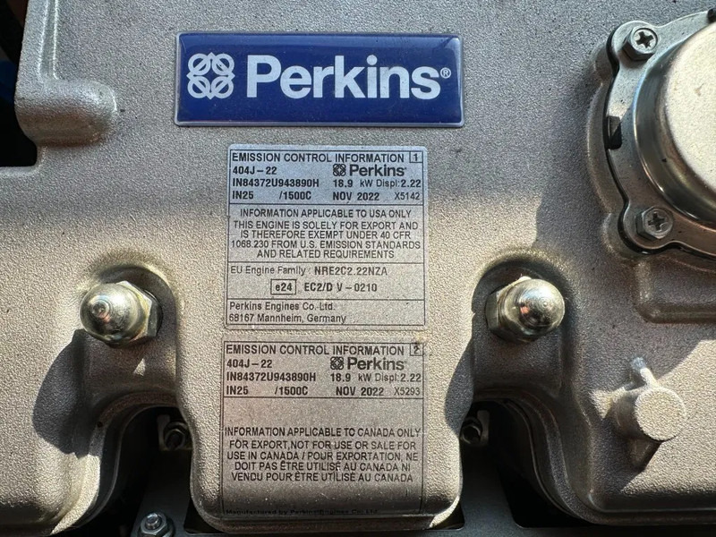 Νέα Βιομηχανική γεννήτρια Perkins FG Wilson 23 kVA generatorset New !: φωτογραφία 9