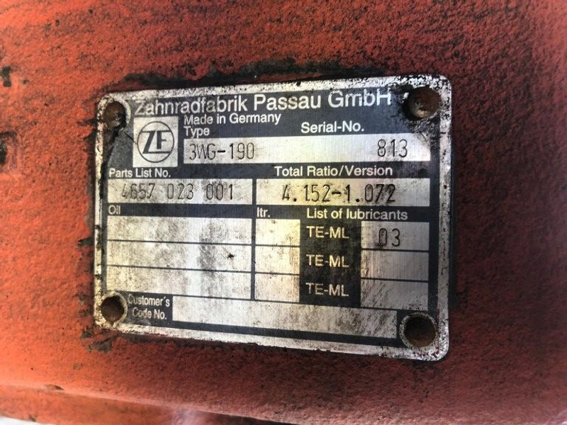 Κινητήρας Sisu Valmet Diesel 74.234 ETA 181 HP diesel enine with ZF gearbox: φωτογραφία 7