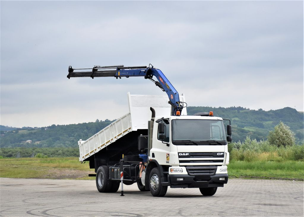 DAF CF 75.310 *Kipper 5,10 m + KRAN *TOPZUSTAND - Φορτηγό ανατρεπόμενο, Φορτηγό με γερανό: φωτογραφία 2 DAF CF 75.310 *Kipper 5,10 m + KRAN *TOPZUSTAND - Φορτηγό ανατρεπόμενο, Φορτηγό με γερανό: φωτογραφία 2