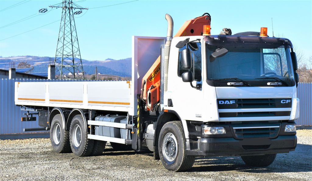 DAF CF 75.360 Pritsche 7,95 m + KRAN / FUNK * 6x4 DAF CF 75.360 Pritsche 7,95 m + KRAN / FUNK * 6x4 - Φορτηγό με γερανό, Φορτηγό με ανοιχτή καρότσα: φωτογραφία 3 DAF CF 75.360 Pritsche 7,95 m + KRAN / FUNK * 6x4 DAF CF 75.360 Pritsche 7,95 m + KRAN / FUNK * 6x4 - Φορτηγό με γερανό, Φορτηγό με ανοιχτή καρότσα: φωτογραφία 3
