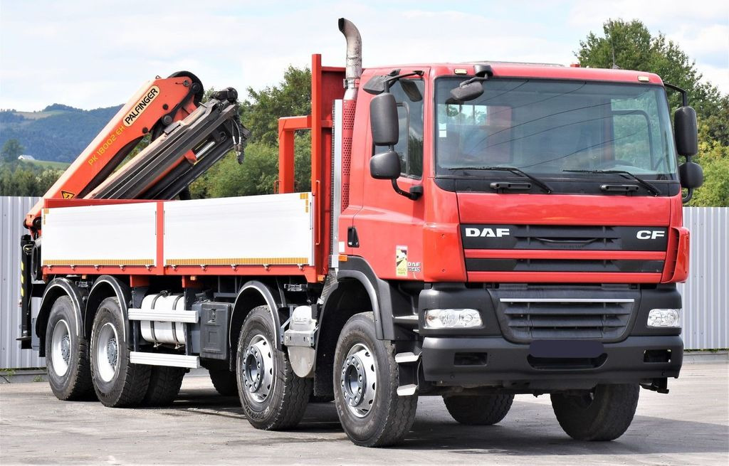 DAF CF 85.410 Pritsche 6,80m + KRAN / FUNK/8x4 DAF CF 85.410 Pritsche 6,80m + KRAN / FUNK/8x4 - Φορτηγό με γερανό: φωτογραφία 4 DAF CF 85.410 Pritsche 6,80m + KRAN / FUNK/8x4 DAF CF 85.410 Pritsche 6,80m + KRAN / FUNK/8x4 - Φορτηγό με γερανό: φωτογραφία 4