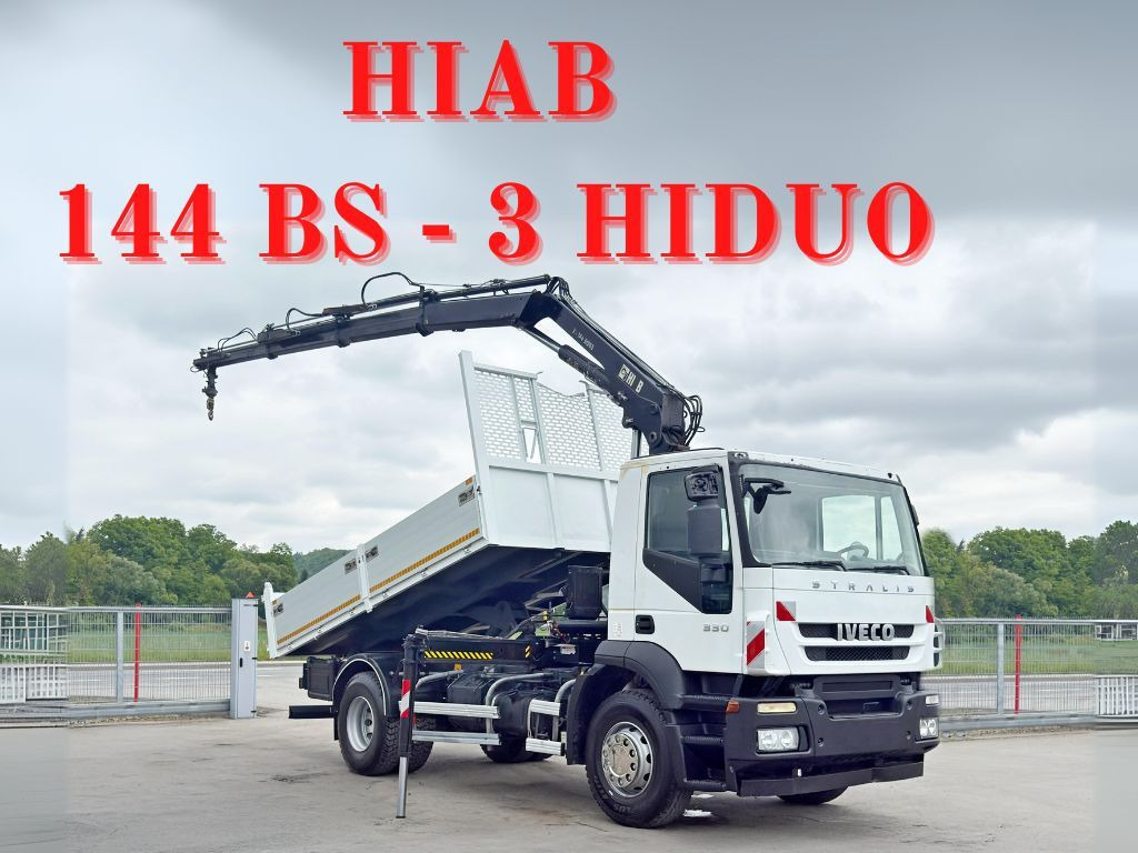 Iveco STRALIS 330 *HIAB 144 BS-3 HIDUO* TOPZUSTAND - Φορτηγό με γερανό: φωτογραφία 1 Iveco STRALIS 330 *HIAB 144 BS-3 HIDUO* TOPZUSTAND - Φορτηγό με γερανό: φωτογραφία 1