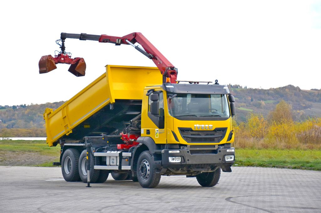Iveco TRAKKER 360 * Kipper 4,90m* KRAN/FUNK*6x4 - Φορτηγό με γερανό, Φορτηγό ανατρεπόμενο: φωτογραφία 2 Iveco TRAKKER 360 * Kipper 4,90m* KRAN/FUNK*6x4 - Φορτηγό με γερανό, Φορτηγό ανατρεπόμενο: φωτογραφία 2