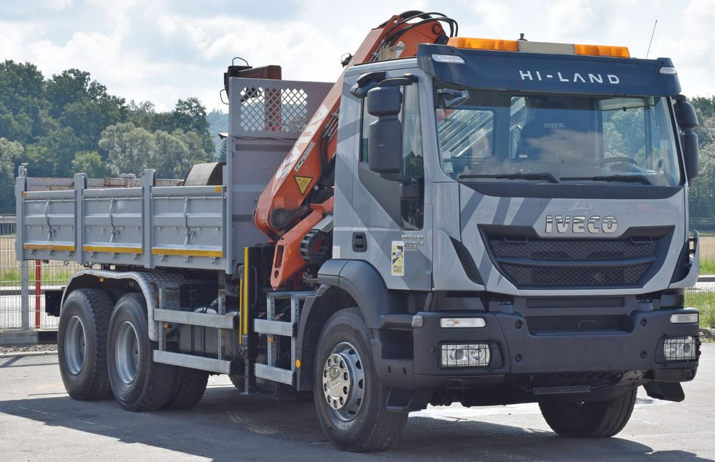 Iveco TRAKKER 410*Kipper 5,20m*ATLAS 165.2E * FUNK/6x4 - Φορτηγό με γερανό, Φορτηγό ανατρεπόμενο: φωτογραφία 4 Iveco TRAKKER 410*Kipper 5,20m*ATLAS 165.2E * FUNK/6x4 - Φορτηγό με γερανό, Φορτηγό ανατρεπόμενο: φωτογραφία 4