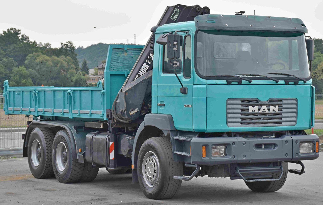 MAN 27-314 * HIAB 220 C - 3 + FUNK * 6x4 - Φορτηγό ανατρεπόμενο, Φορτηγό με γερανό: φωτογραφία 4 MAN 27-314 * HIAB 220 C - 3 + FUNK * 6x4 - Φορτηγό ανατρεπόμενο, Φορτηγό με γερανό: φωτογραφία 4