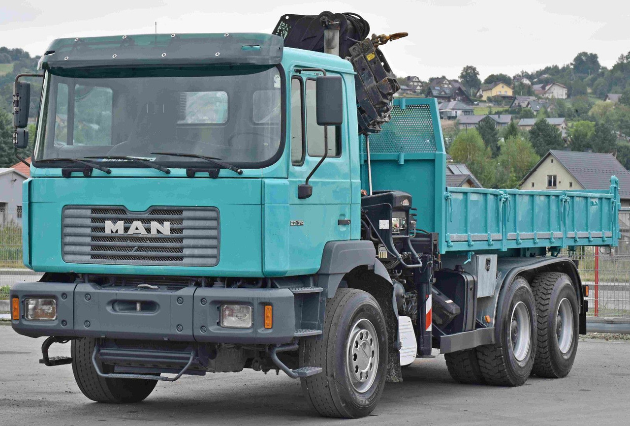 MAN 27-314 * HIAB 220 C - 3 + FUNK * 6x4 - Φορτηγό ανατρεπόμενο, Φορτηγό με γερανό: φωτογραφία 3 MAN 27-314 * HIAB 220 C - 3 + FUNK * 6x4 - Φορτηγό ανατρεπόμενο, Φορτηγό με γερανό: φωτογραφία 3