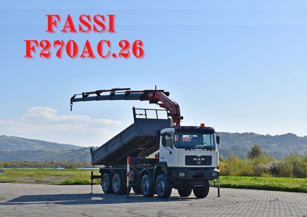 MAN 41.460 * KRAN * 8x8 ! TOPZUSTAND - Φορτηγό ανατρεπόμενο, Φορτηγό με γερανό: φωτογραφία 1 MAN 41.460 * KRAN * 8x8 ! TOPZUSTAND - Φορτηγό ανατρεπόμενο, Φορτηγό με γερανό: φωτογραφία 1