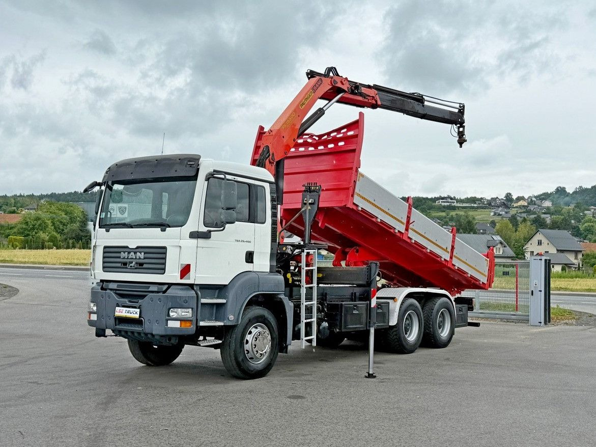 MAN TGA 26.400 * KIPPER 6,00m + PK 15500 * 6x4 * TOP - Φορτηγό ανατρεπόμενο, Φορτηγό με γερανό: φωτογραφία 2 MAN TGA 26.400 * KIPPER 6,00m + PK 15500 * 6x4 * TOP - Φορτηγό ανατρεπόμενο, Φορτηγό με γερανό: φωτογραφία 2